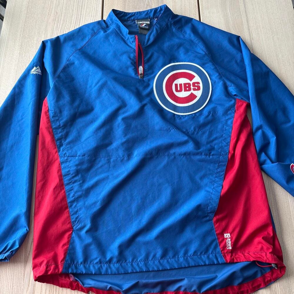 Chicago cubs majestic athletic blue